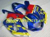 Kit de Carenagem de Motocicleta para SUZUKI GSXR600 750 K1 01 02 03 GSXR600 GSXR750 2001 2002 2003 Azul vermelho amarelo Carimbos + Presentes SM05