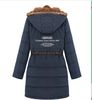 5 sizes 2 colors popular winter new style women coat Euro-American street fashion fur coat thicken ladys' wear quilted long wadded jacket