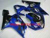 Kit de carénage de moto personnalisé pour SUZUKI GSXR600 750 K4 04 05 GSXR600 GSXR750 2004 2005, ensemble de carénages ABS bleu noir + cadeaux SG07