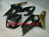 Hi-Grade Motorcycle Fairing kit for SUZUKI GSXR600 750 K4 04 05 GSXR600 GSXR750 2004 2005 ABS black golden Fairings set+Gifts SG12