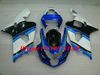 Kit carenatura moto di alta qualità per SUZUKI GSXR600 750 K4 04 05 GSXR600 GSXR750 2004 2005 ABS Set carene bianco blu nero + regali SG18