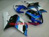 Kit carenatura moto di alta qualità per SUZUKI GSXR600 750 K4 04 05 GSXR600 GSXR750 2004 2005 ABS Set carene bianco blu nero + regali SG18