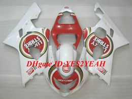 Hi-Grade Motorcycle Fairing kit for SUZUKI GSXR600 750 K4 04 05 GSXR600 GSXR750 2004 2005 ABS Red white Fairings set+Gifts SG22