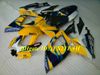 Kit de carénage de moto personnalisé pour SUZUKI GSXR600 750 K6 06 07 GSXR600 GSXR750 2006 2007, ensemble de carénages ABS jaune bleu + cadeaux SB17