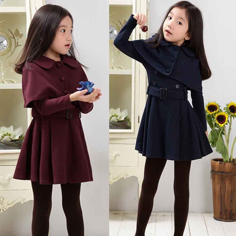 2019 Korean Girls Fashion Outfits Kids Long Sleeve Dress ...