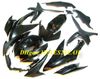 Kit de carénage de moulage par injection pour SUZUKI GSXR600 750 K8 08 09 GSXR600 GSXR750 2008 2009 Ensemble de carénages ABS tout noir + cadeaux SE12