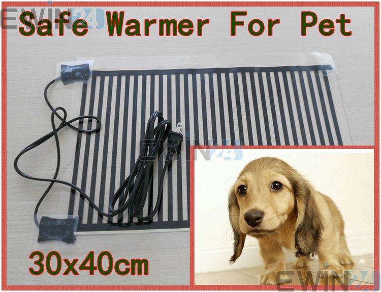 US-Stecker Safe Beheizte Pad Bettwärmer 20 Watt für Haustier Hund Katze 30x40cm Hohe Qualität 