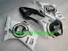 Kit de carenado de molde de inyección personalizado para SUZUKI GSXR1000 K3 03 04 GSXR 1000 2003 2004 ABS Blanco negro Juego de carenados + Regalos SD04