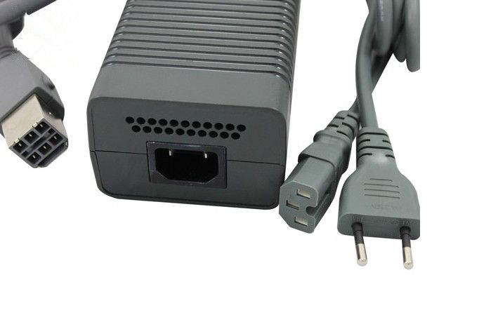 Game AC-adapter voor Xbox 360 Vetadapter / voor Xbox 360 Fat Charger / AC Power Supply Factory Prijs