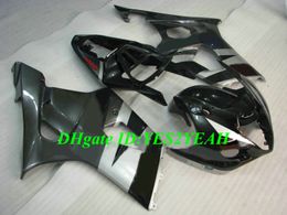 Custom Injection Mould Fairing kit for SUZUKI GSXR1000 K3 03 04 GSXR 1000 2003 2004 ABS Cool white black Fairings set+Gifts SD08