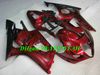 Hi-Grade Injection Mold Fairing kit for SUZUKI GSXR1000 K3 03 04 GSXR 1000 2003 ABS Black flames Red Fairings set+Gifts SD11