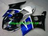 Exclusieve injectie Mold Fairing Kit voor Suzuki GSXR1000 K3 03 04 GSXR 1000 2003 2004 ABS Blauw Wit Black Backings Set + Gifts SD20