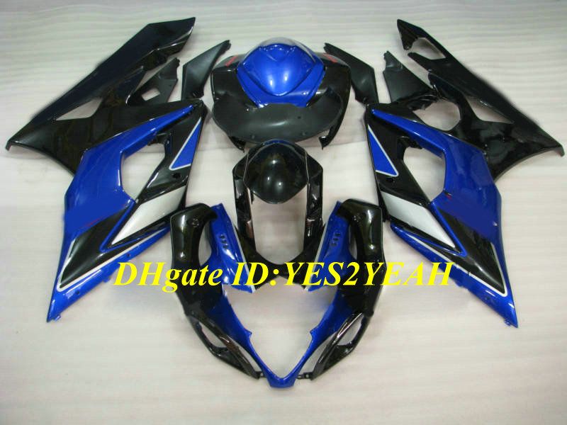 Kit de Carcaça de injeção personalizado para SUZUKI GSXR1000 K5 05 06 GSXR 1000 2005 2006 ABS Cool azul preto Carimbos + Presentes SE06