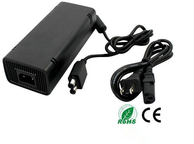 AC Adapter Power Supply Cord Charger FOR XBOX 360 Slim Charger for game xbox 360