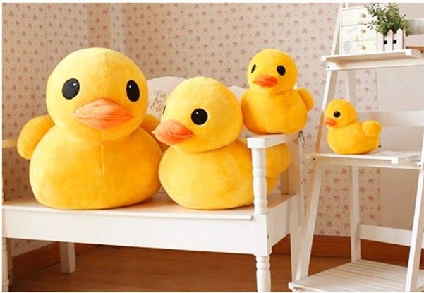 pato de peluche gigante