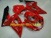 Kit carena stampo iniezione di alta qualità per SUZUKI GSXR1000 K5 05 06 GSXR 1000 2005 2006 ABS Set carene rosso fiammato nero + regali SE15