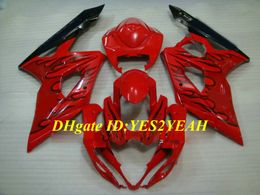 Hi-Grade Injection mold Fairing kit for SUZUKI GSXR1000 K5 05 06 GSXR 1000 2005 2006 ABS Black flamed red Fairings set+Gifts SE15