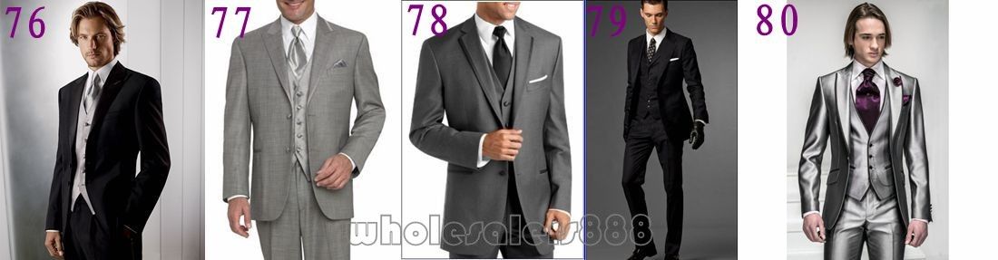 Custom Made Groomsmen Notch Lapel Groom Tuxedos Beige Best Man Suit ...