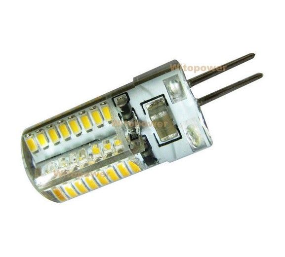 G9 G4 3W LED Bulb Crystal chandelier lamp 3014 SMD 64 LEDs AC 110V-130V AC 220v-240V 360 Beam Angle Lights DHL Ship