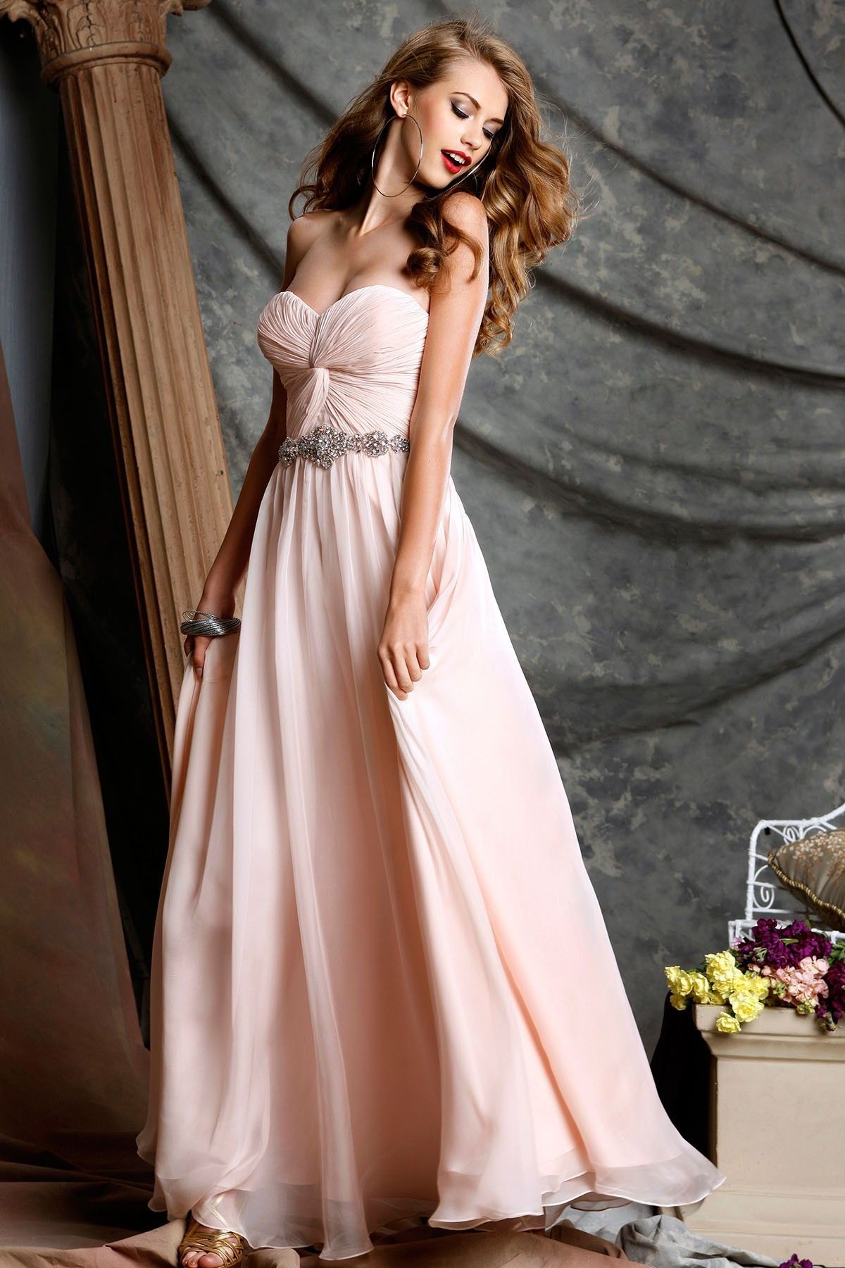 Big Surprise ! 2014 summer beach Chiffon Bridemaid Dresses Sweetheart Long Length On Sale 30% off A line Evening Dresses