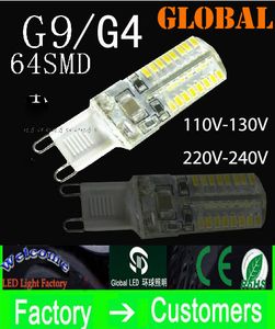 g9 3w led ampul toptan satış-G9 G4 LED Ampuller W SMD Led AC V V v V LED Işık avize lamba Kısılabilir Olmayan kısılabilir Işın Açısı DHL gemi