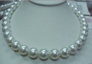 Fine Pearl Jewelry 11-12mm south sea white pearl necklace 16-20inches 14K solid gold clasp