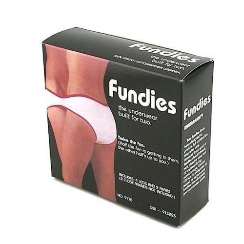 2 Person Sexy Fun Fundie Underwear Panties Double Sex Lingerie For Couples With 4 Legs And 2