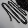 Black Plated 20 meters stainless steel ball chain Jewelry finding 1.5mm/2mm/2.4mm/3.2mm/4mm in bulk