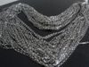 in bulk 10 meters long box link chain silver Stainless Steel 2.5mm jewelry finding DIY