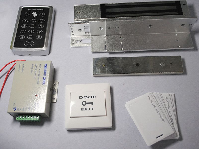 125khz Rfid Door Lock Access Control System + EM4100 Thick Card EM Rfid Lock Rfid Door Lock