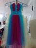 Lovely Rainbow Tulle Strapless Flower Girl Dresses Girls' Pageant Dress Birthday Skirt Size 10 12 TF1205002
