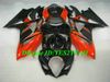 مجموعة عروض الدراجات النارية المخصصة لسوزوكي GSXR1000 K7 07 08 GSXR 1000 2007 2008 ABS Red black Fairings set+Gifts SX03