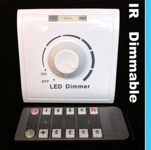 IR Dimmer anahtarı 110 V-240 V Led ışıkları için kızılötesi Uzaktan kumanda Işık yukarı ve aşağı dimmer anahtarı ayarlayın Yüksek kalite toptan fiyat