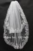 Fora do rack, vestidos de noiva véus com apliques lacta duas camadas comprimento de cotovelo véu de noiva 7748171