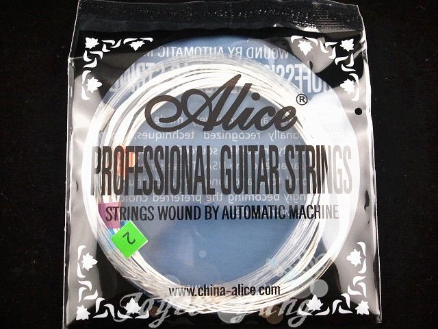 Alice AC130 Tensão dura Nylon Strings de guitarra clássica Excelentes cordas de nylon transparentes 2763700