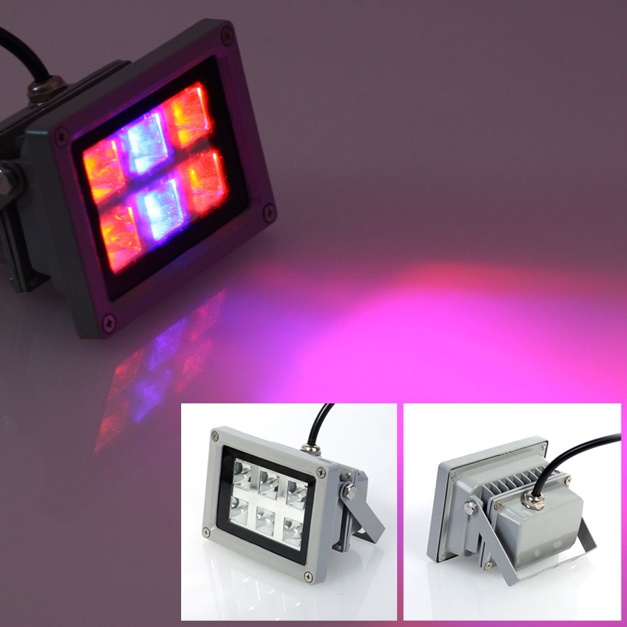 Grow Lights,12W,AC 85 265V 4Red:2Blue ,Waterproof LED Grow ...