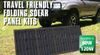 Solar Panel Folding Kit Caravan 4X4 Car Camping Power 120w Mono