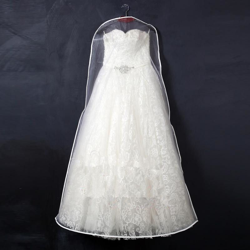 Clear Wedding Dress Garment Storage Bags Breathable High Quality