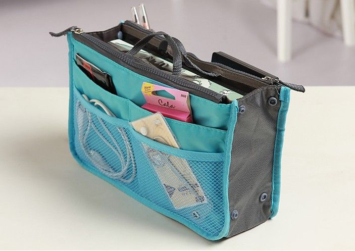 Saco de Maquiagem Bolsa Cosmética MP3 / Mp4 Organizador De Armazenamento De Telefone Sacos De Cosméticos Sacos de Multi Dois Zipper Bag Preço de Fábrica