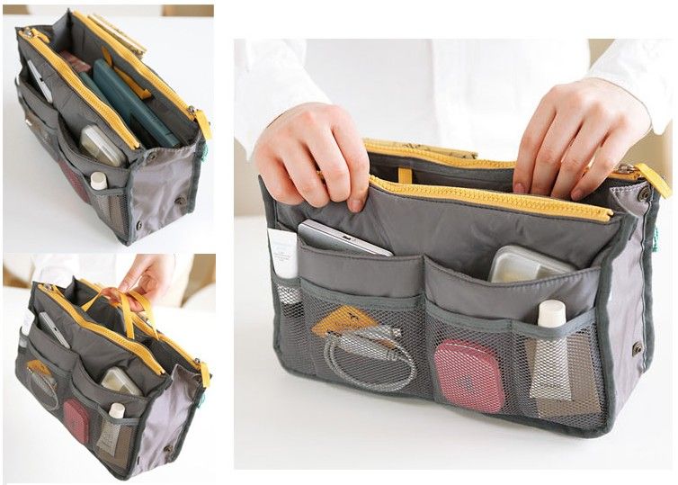 حقيبة ماكياج حقيبة التجميل MP3 / Mp4 منظم تخزين الهاتف أكياس التجميل متعددة كيس Zipper حقيبة