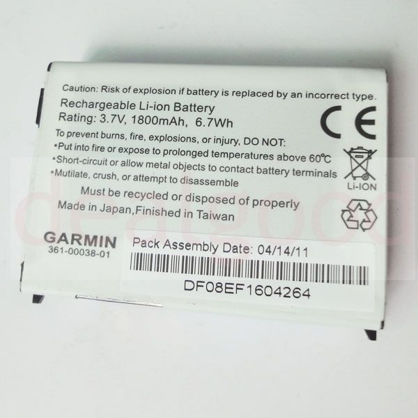 

361-00038-01 Аккумулятор для Garmin Nuvi 500 510 550 Aera 500 550 Zumo 600 650 660
