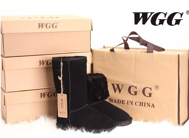 Dorp Shipping - Hot WGG5815 Classica Style High Shaft Women Snow Boots Vinter Mode Style Varm Stable med Ertificate Dust Bag