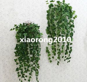 Künstliche Wandblatt -Ivy -Simulation Grüne Blatt Efeu grünen Blattreben, die Rattanen für die Wanddekoration zu Hause hängen
