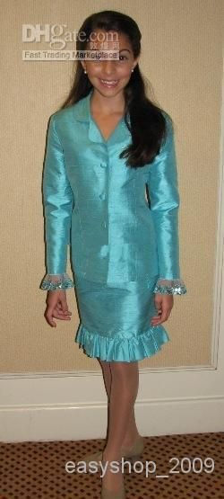

Formal Girls self materials buttons Sequins trims on sleeves Grom Prom Ball State National Beauty Kids Pageant Interview suit Cu, White