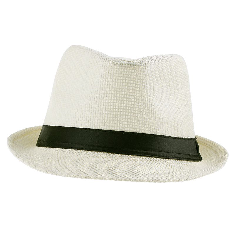 Panama Straw Hats Fedora Soft Vogue Men Women Stingy Brim Caps Choose ZDS
