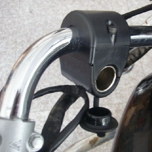 

Free shipping 0.5m 10A w/Resettable Fuse Electric Motorcycle Waterproof 12V Cigar Cigarette Lighter Socket Power Outlet, Black