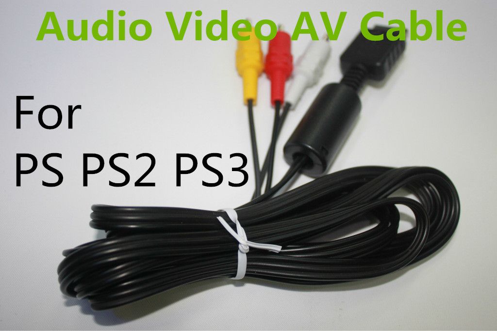 

6 Ft Audio Video AV Cable cord to RCA for Sony PlayStation 2 PS2 PlayStation 3 PS3