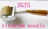 Drop ship ZGTS derma roller 192 titanium needles, Titanium alloy needle derma roller, Dermatology Therapy system Microneedle Dermaroller