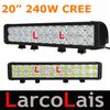 Larcolais 20 "240W Cree LED Light Bar Traktor Båt Off-Road 4WD 4x4 12V 24V Truck Trailer Jeep SUV ATV Arbetande Combo Beam Lampa