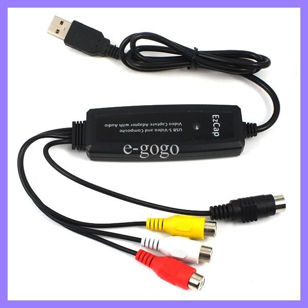 AVC03 Ezcap USB Video & Audio Grabber USB 2.0 AV Grabber SVideo